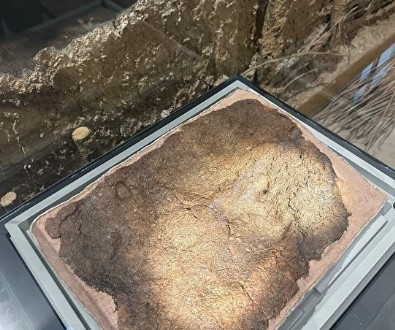 İznik Müzesi'nde 8 bin yıllık ayak izi: İlk kez sergilendi