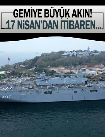 TCG Anadolu'yu 17 Nisan'dan bu yana 79 bin 274 kişi ziyaret etti
