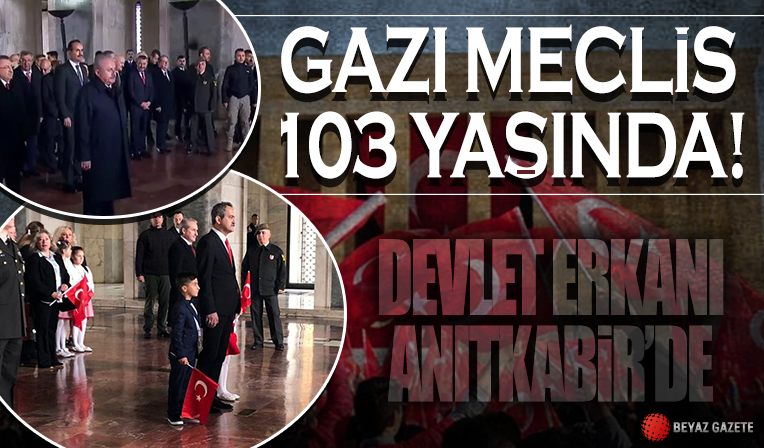 Türkiye 23 Nisan'ı kutluyor! Anıtkabir'e ziyaretçi akını