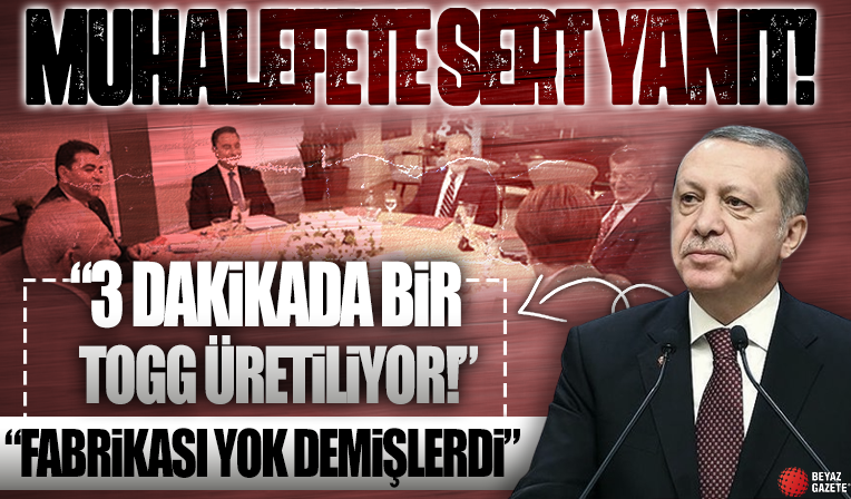 Başkan Erdoğan: Yok dedikleri fabrikada her 3 dakikada 1 Togg üretiliyor