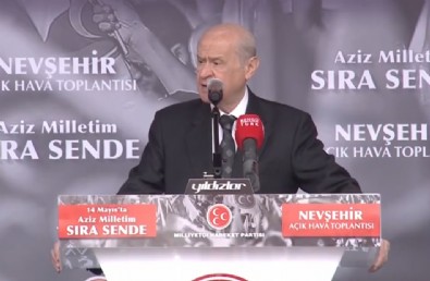 MHP lideri Bahçeli Nevşehir'de: Türkiye artık sözü geçen bir ülke