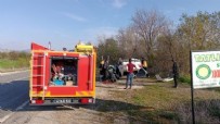  ÇAVUŞ MAHALLESİ - Konya'da korkunç kaza: 1 ölü 2 yaralı