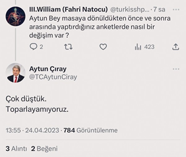 İYİ Parti'de 'baraj' kavgası: 'Düştük toparlanamıyoruz' diyen Aytun Çıray'a Müsavat Dervişoğlu'ndan yaylım ateşi