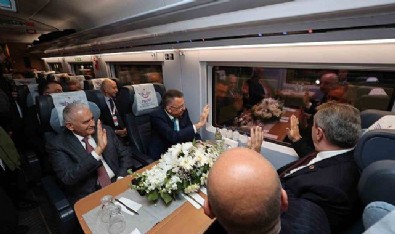 Sivas- Ankara Hızlı Tren Hattı açılışı! Cumhurbaşkanı Yardımcısı Oktay: Biz söz verirsek yaparız
