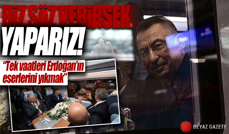 Sivas- Ankara Hızlı Tren Hattı açılışı! Cumhurbaşkanı Yardımcısı Oktay: Biz söz verirsek yaparız