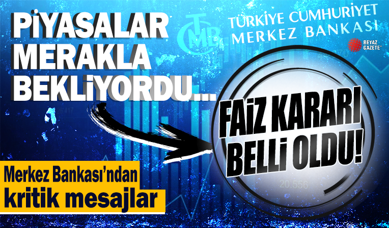 Açıklandı! Nisan 2023 TCMB faiz oranı ne oldu?