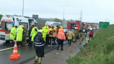 Tuzla kazaya gelen ambulans ve itfaiye aracına çarptı: 7 yaralı