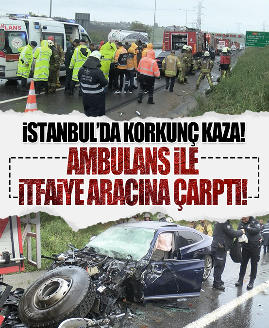 Tuzla kazaya gelen ambulans ve itfaiye aracına çarptı: 7 yaralı