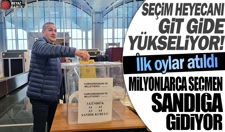 Yurt dışında oy verme işlemi başladı