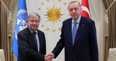 Başkan Erdoğan Guterres ile görüştü...