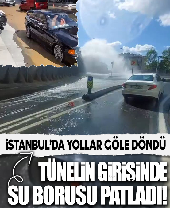 Eyüpsultan'da yollar göle döndü