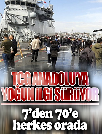 TCG Anadolu’ya ziyaretler 7’den 70’e devam ediyor