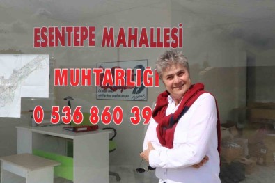 Samsun'da 95 Bin Nüfuslu Ilçenin Tek Kadin Muhtari