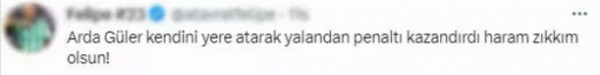 Fenerbahçeli Arda Güler'e büyük tepki!