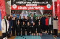 Okul Sporlari Gençler Badminton Türkiye Sampiyonasi Basladi