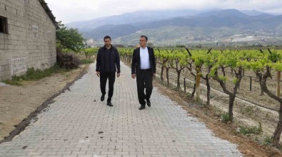 Alasehir'de 500 Bin Metrekare Kilit Parke Tasi Dösendi