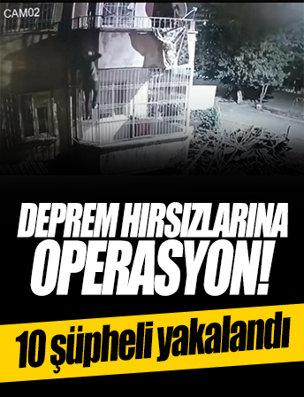 Diyarbakır'da deprem hırsızlarına operasyon yapıldı