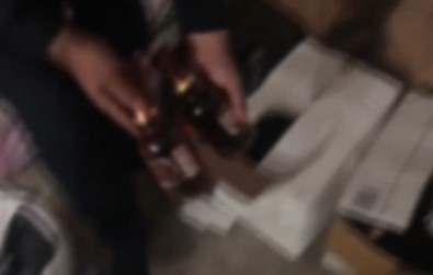 Gaziantep'te 274 Sise Sahte Alkol Ile 35 Litre Etil Alkol Ele Geçirildi