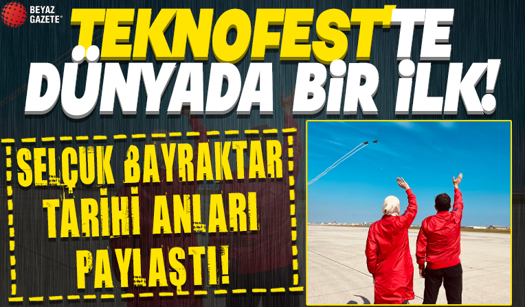 TEKNOFEST'te dünyada bir ilk: Kızılelma ve F-16'dan halk önünde kol uçuşu