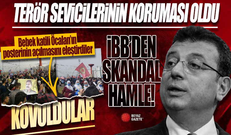 Nevruz gösterilerinde Öcalan’ın posterinin açılmasını eleştiren İBB çalışanları işten atıldı