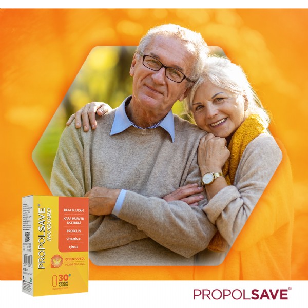 Mevsim geçişlerinde enerji veren gıda takviyesi Haver Propolsave Imuguard Efervesan seninle!