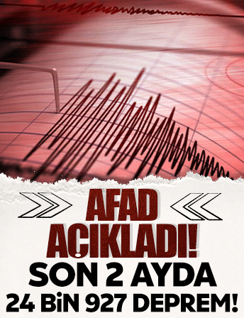 AFAD açıkladı! Kahramanmaraş merkezli depremlerden sonra 2 ayda 24 bin 927 deprem yaşandı