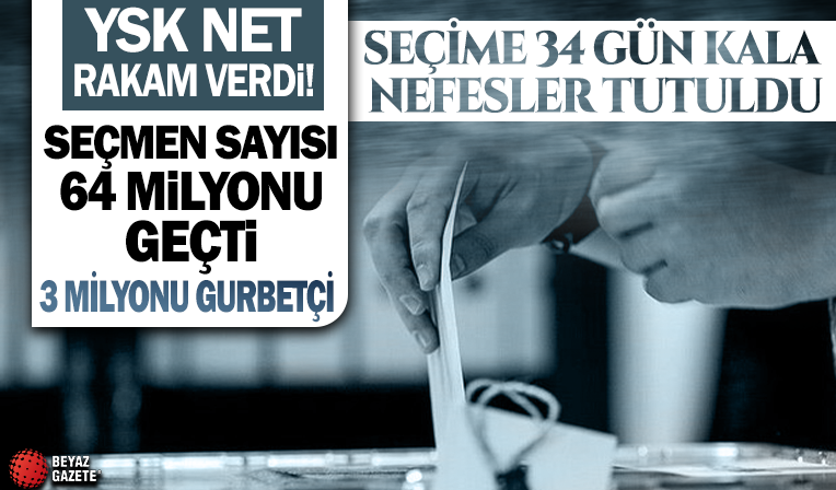 YSK açıkladı! İşte 14 Mayıs'ta oy kullanacak seçmen sayısı...