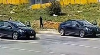 PENDİK - Pendik'te dehşet! Otomobildekilere silahlı saldırı anı ortaya çıktı