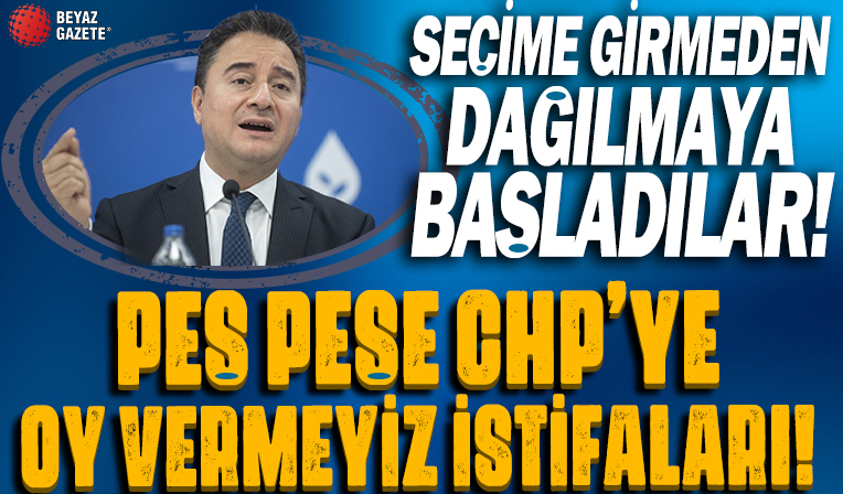 DEVA Partisi'nde liste krizi çıktı! İlçe teşkilatında istifa yaşandı