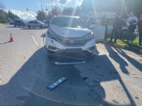  BULAK KAVŞAĞI - Karabük'te kaza yapan araç devrildi: 2 yaralı