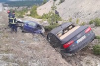 Kütahya'da Iki Otomobilin Çarpistigi Trafik Kazasinda 3 Kisi Yaralandi