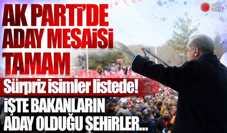 AK Parti'de liste mesaisi tamam! Başkan Recep Tayyip Erdoğan son rötuşları yaptı