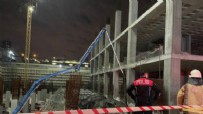  AVCILAR - İstanbul'da inşaat alanında çökme: Beş işçi göçük altında kaldı