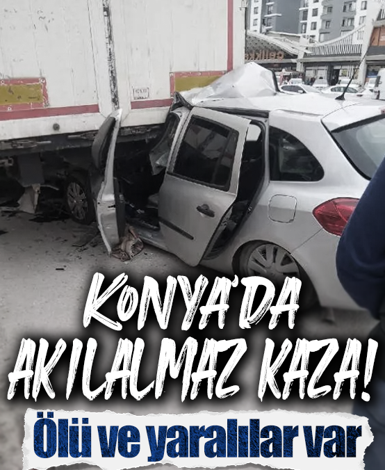 Konya'da feci kaza: Ölü ve yaralılar var