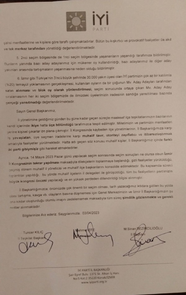 İYİ Parti'de çarşı pazar karıştı: Teyamül para karşılığında mı yapıldı?