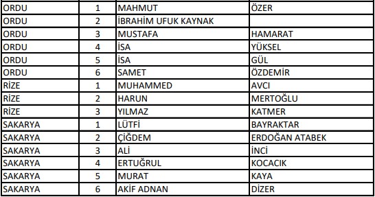 AK Parti'de milletvekilliği aday listesi belli oldu