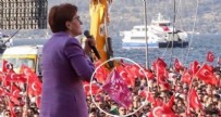 7'li koalisyonda gizli, saklı kalmadı! Meral Akşener konuşurken HDP bayrağı sallandı