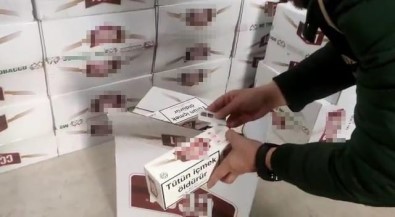 Konya'da 4 Milyon 950 Bin Kaçak Makaron Ele Geçirildi