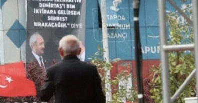 Düzce'de Kemal Kılıçdaroğlu'na Selahattin Demirtaş tepkisi