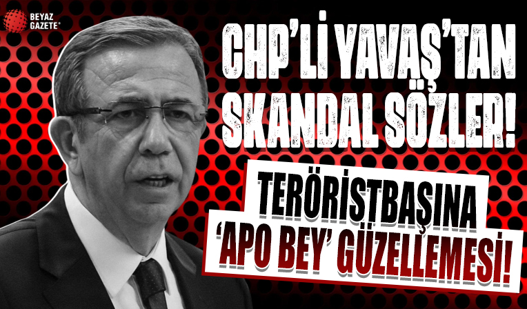 CHP'li Mansur Yavaş'tan canlı yayında skandal sözler: Terörist başı için 'Apo Bey' dedi