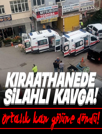 İzmir'de kıraathanede silahlı kavga: 5 ölü, 2 yaralı