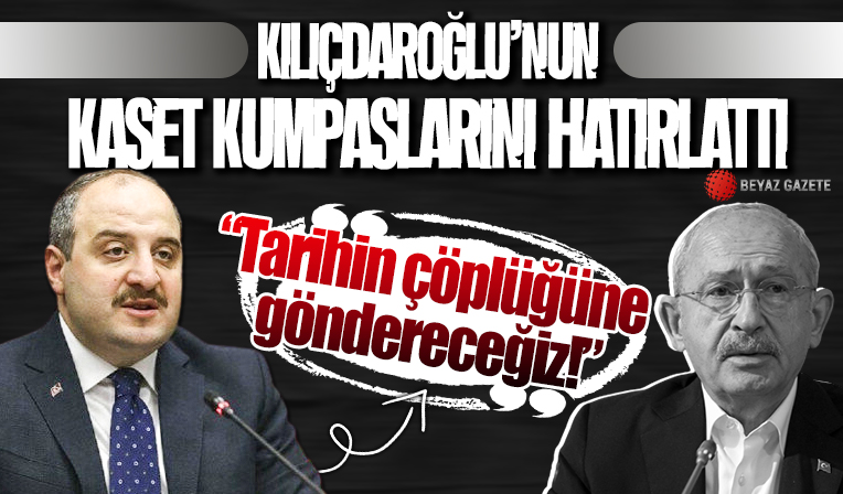 Bakan Varank Kılıçdaroğlu'nun kaset kumpaslarını hatırlattı: Tarihin çöplüğüne göndereceğiz