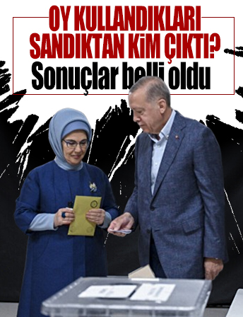 Cumhurbaşkanı Erdoğan’ın oy kullandığı sandıktan hangi isim çıktı?