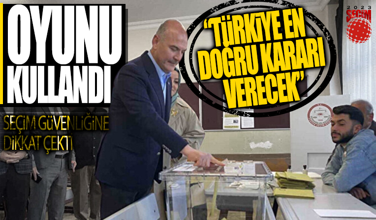Süleyman Soylu oyunu kullandı: 601 bin güvenlik görevlimiz görevlerinin başında