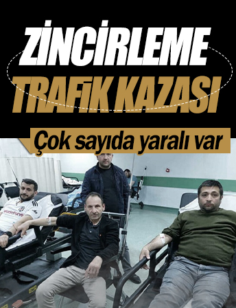 Samsun’da zincirleme trafik kazası: 5 yaralı