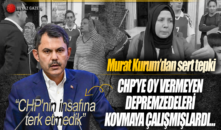 Murat Kurum’dan depremzedeleri otelden atmaya çalışan CHP’li belediyeye tepki