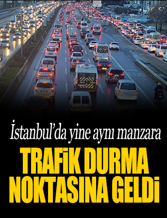 İstanbul'da sabah saatlerinden itibaren yoğunluk yaşanıyor