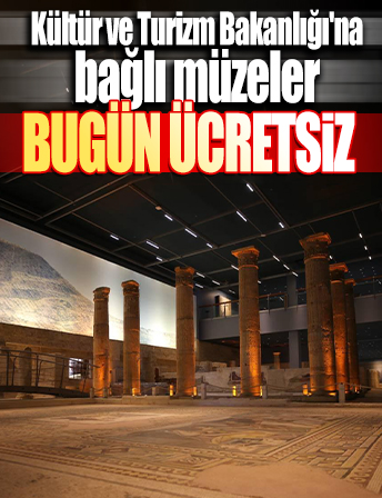 Kültür ve Turizm Bakanlığı'na bağlı müzeler bugün ücretsiz