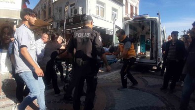 Edirne'de Yesil Sol Parti Standina Saldiri Açiklamasi Yarali Ve Gözaltilar Var