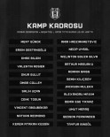 Besiktas'in Adana Demirspor Maçi Kamp Kadrosu Belli Oldu